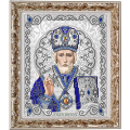 Рисунок на ткани бисером БЛАГОВЕСТ "Св.Николай в жемчуге" 